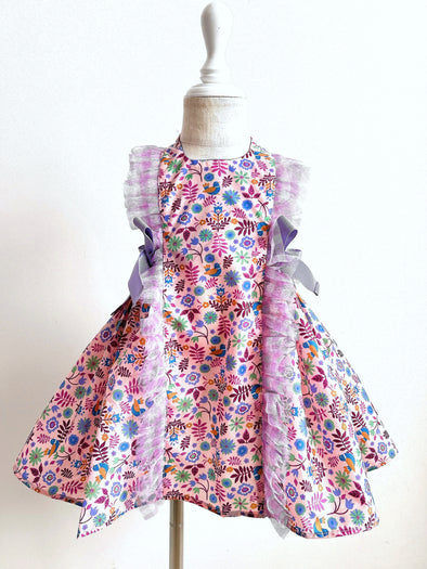 ⋈ 재입고 ⋈ Fairy Apron Dress - Pink Flower -