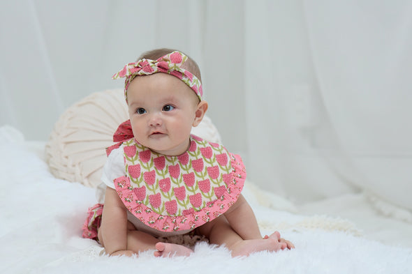 Baby cheerful frill bloomer - yellow