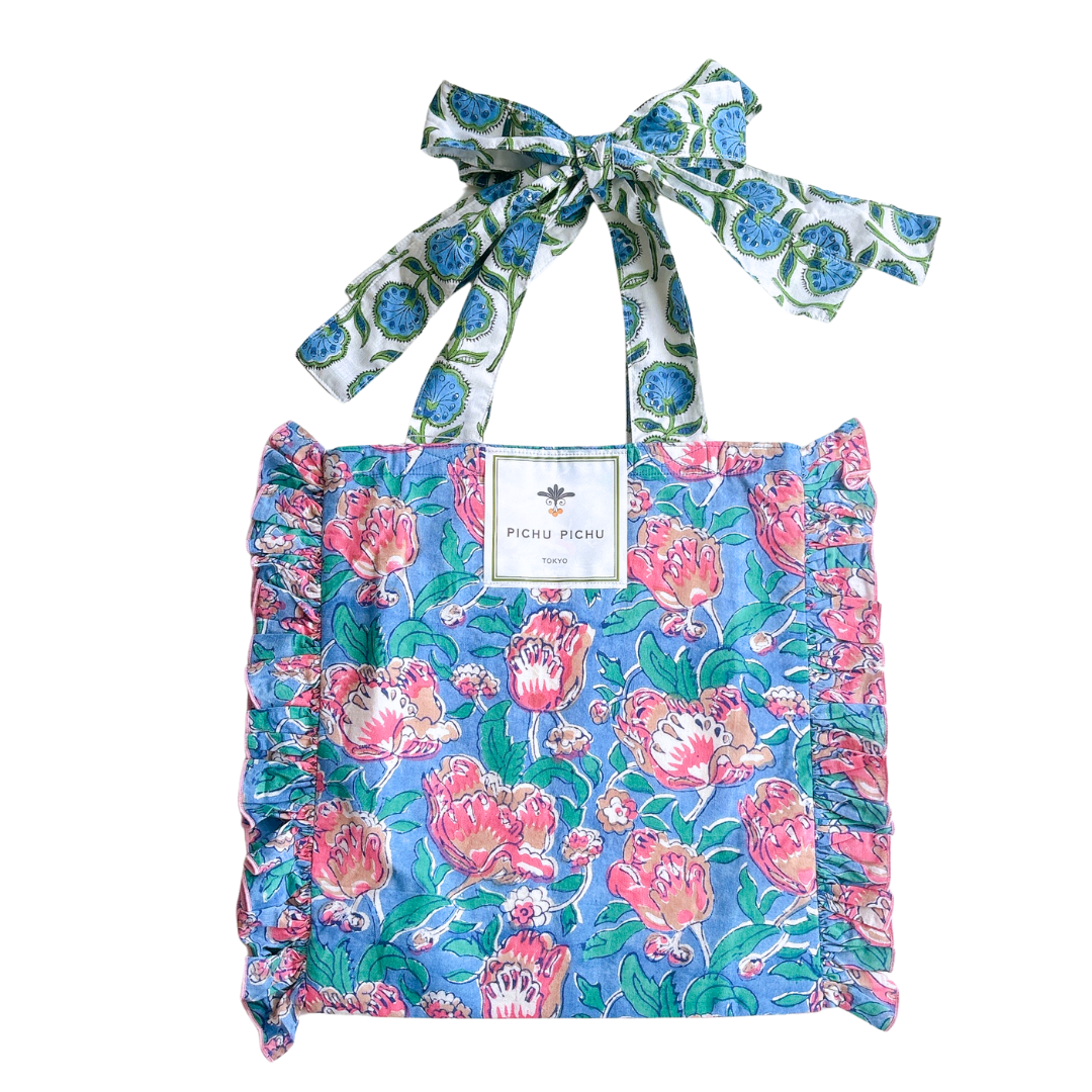 人と被らないおしゃれエコバッグをお探しの方必見】フリルフラット