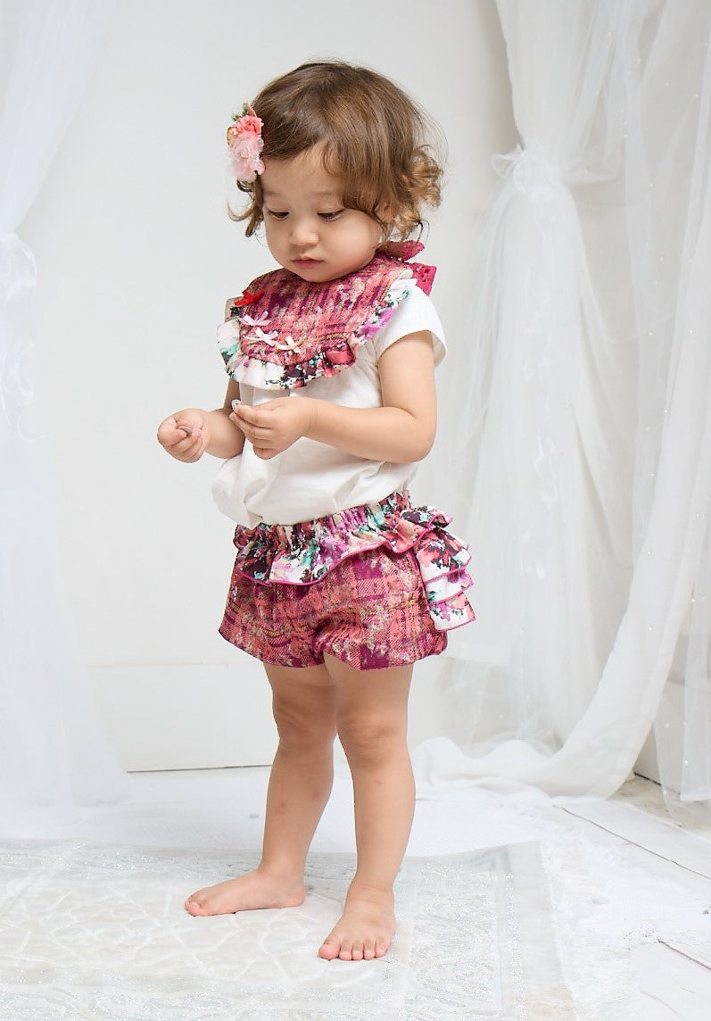 ★すみれストライプ×イエローキャンディ★ ハンドメイド　スタイ お菓子柄 ☆すみれストライプ×イエローキャンディ☆ ハンドメイド スタイ