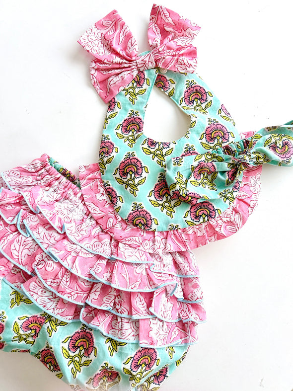 Bébé joyeux bébé avec bandeau - jaune-