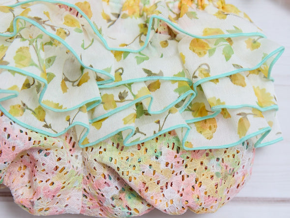 Candy Ribbon Bloomer-Yellow-