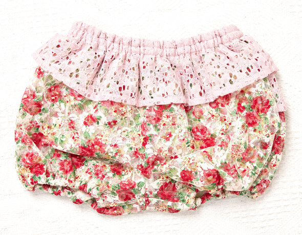 ⚘再入荷⚘ ブルマ （ヘッドバンド付き）Candy Ribbon Bloomer Set（レッド）