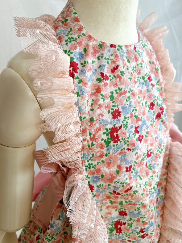 ⋈ 재입고 ⋈ Fairy Apron Dress - Pink Flower -