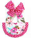 ⚘新入荷⚘ベビースタイ（ヘッドバンド付き）Baby Cheerful Bib with HeadBand （マルチフラワー）