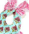 Bébé joyeux bébé avec bandeau - jaune-
