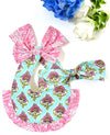 Bébé joyeux bébé avec bandeau - jaune-