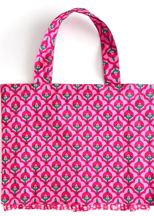 ビッグエコバッグ Our Cheerful Big Eco-Bag（ピンクタイル）