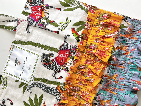 ビッグエコバッグ Our Cheerful Big Eco-Bag（ホワイトサバンナ)