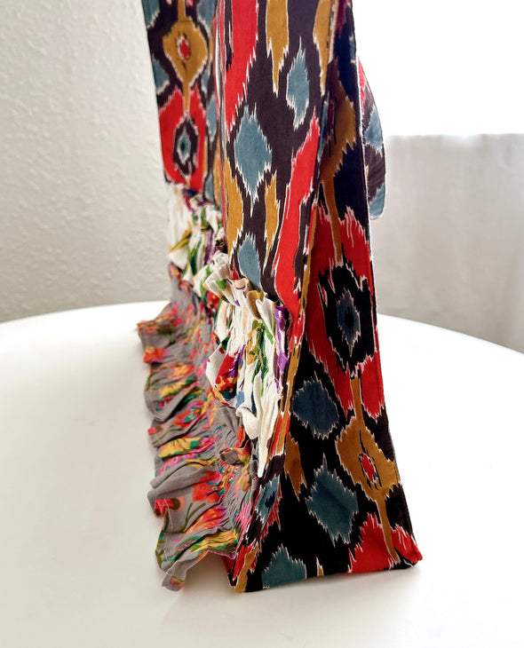 ビッグエコバッグ Our Cheerful Big Eco-Bag（ブラウンイカット)