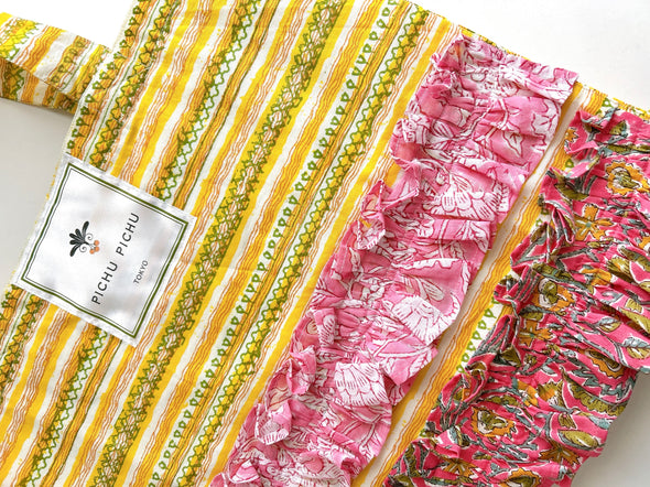 ビッグエコバッグ Our Cheerful Big Eco-Bag（イエローボーダー）