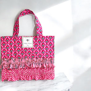 ビッグエコバッグ Our Cheerful Big Eco-Bag（ピンクタイル）