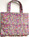 【新入荷】ビッグエコバッグ Our Cheerful Big Eco-Bag（パープルフラワー)