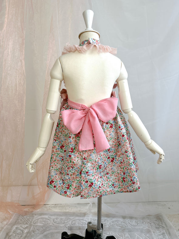 ⋈ 재입고 ⋈ Fairy Apron Dress - Pink Flower -