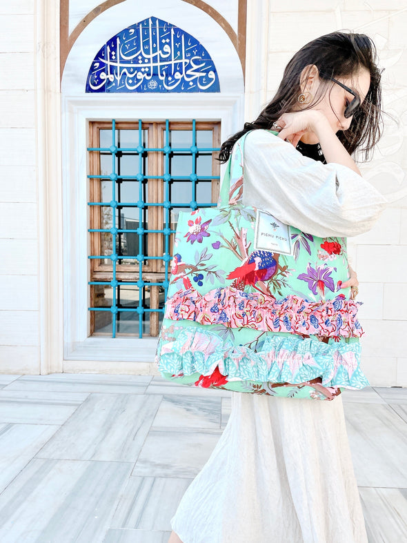 ビッグエコバッグ Our Cheerful Big Eco-Bag（ミントグリーン）