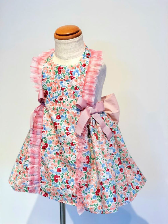 ⋈ 재입고 ⋈ Fairy Apron Dress - Pink Flower -