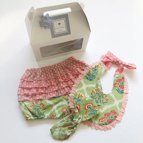 Baby Cheerful Series Suta+Bruma☆a standard GIFT BOX set☆-LIME GREEN -